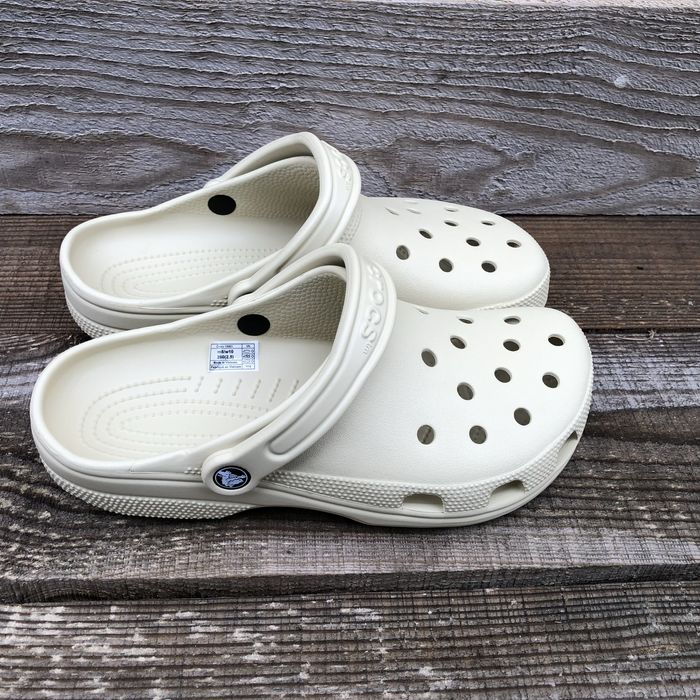 Крокси Classic Bone Класичні Крокси Бежеві