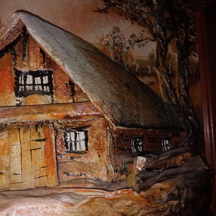 Obraz ze skóry 47/ 37 cm