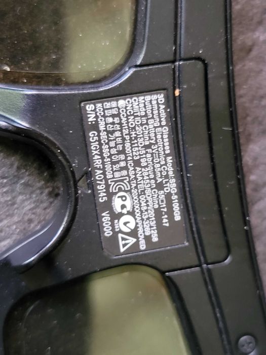 Активные 3D очки SSG-5100GB до тв Samsung