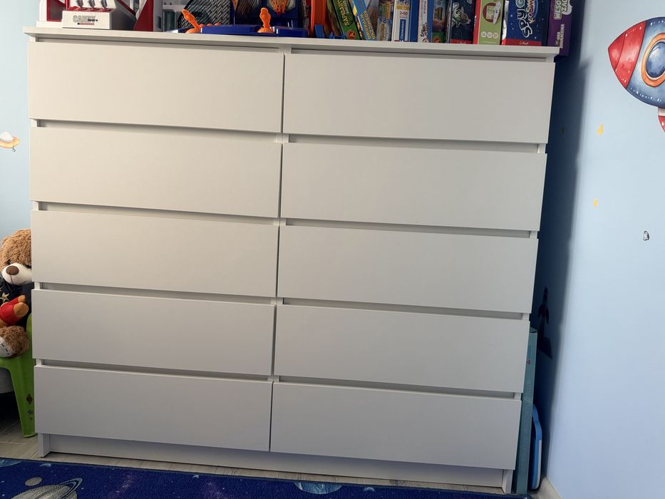 Komoda biala 140 cm Rezerwacja
