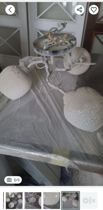 Люстра 3 плафони