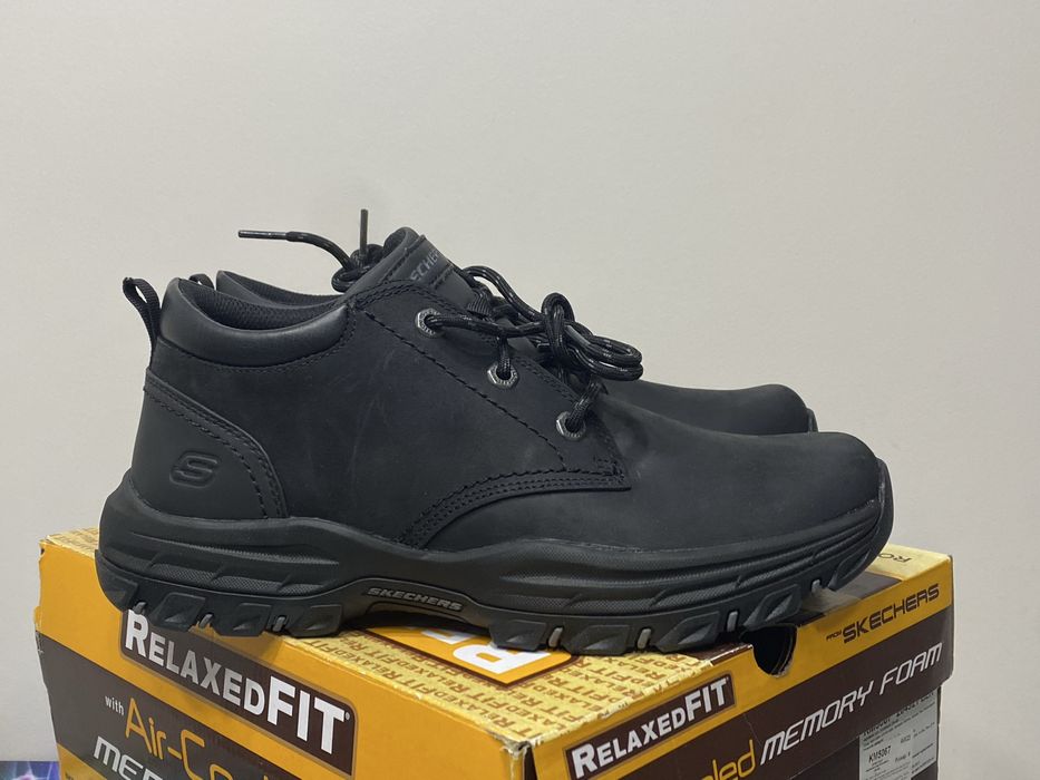 Черевики  на  утепленні Skechers шкіряні   р.43.р.45