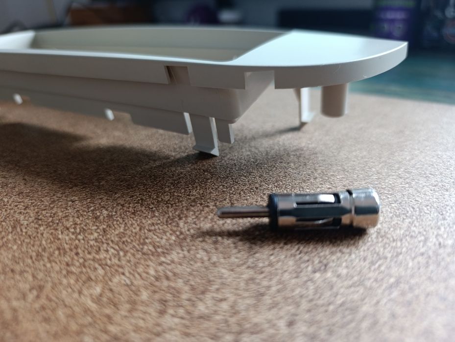 Moldura adaptadora auto rádio Fiat 500