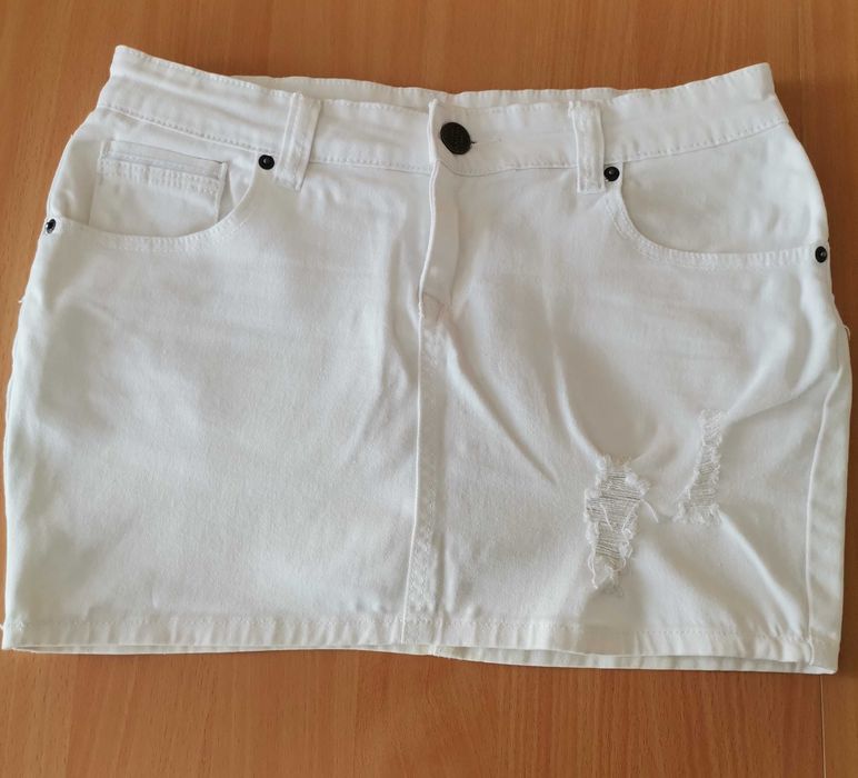 Biała spódniczka AMISU rozmiar 38