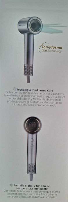 Secador UFESA Ion-Plasma Luxe (como novo, com garantia)