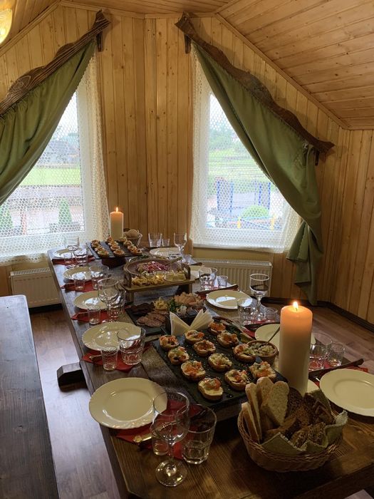 Сауна Баня Лазня Чан з краєвидом на Петрос Котедж Проживання Ясіня