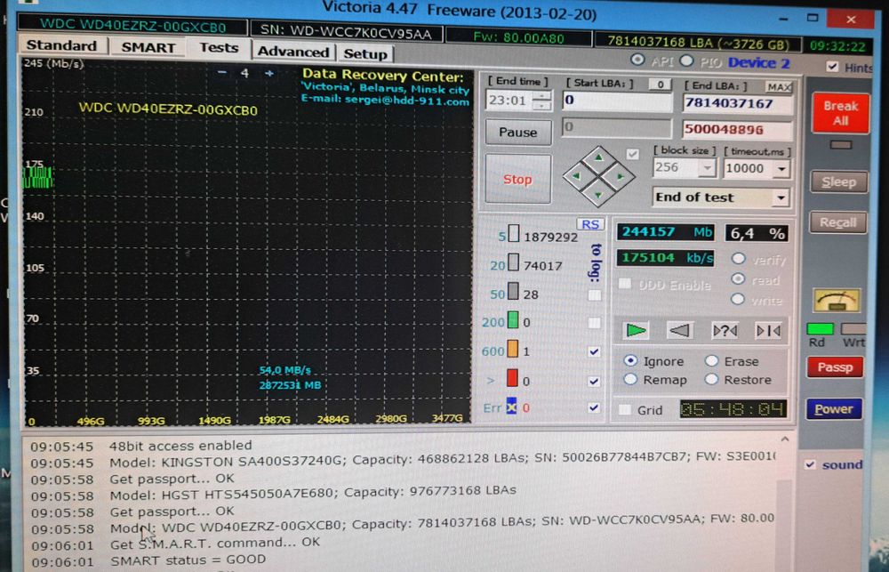 Жорсткий диск WD BLUE 4TB 3.5