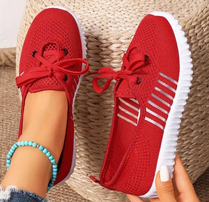 Buty damskie czerwone