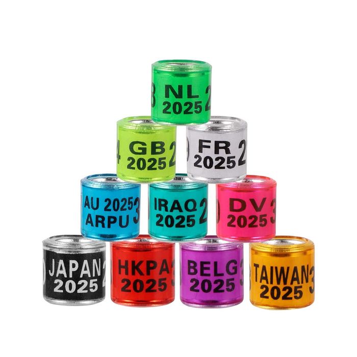 Кільця для голубів  2025 рік.