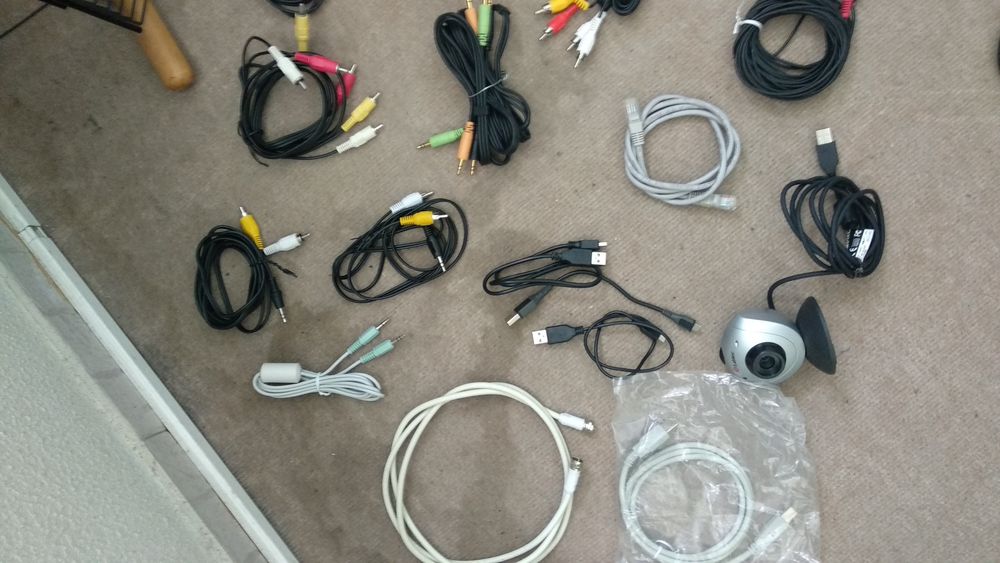 Cabos de video audio e acessórios