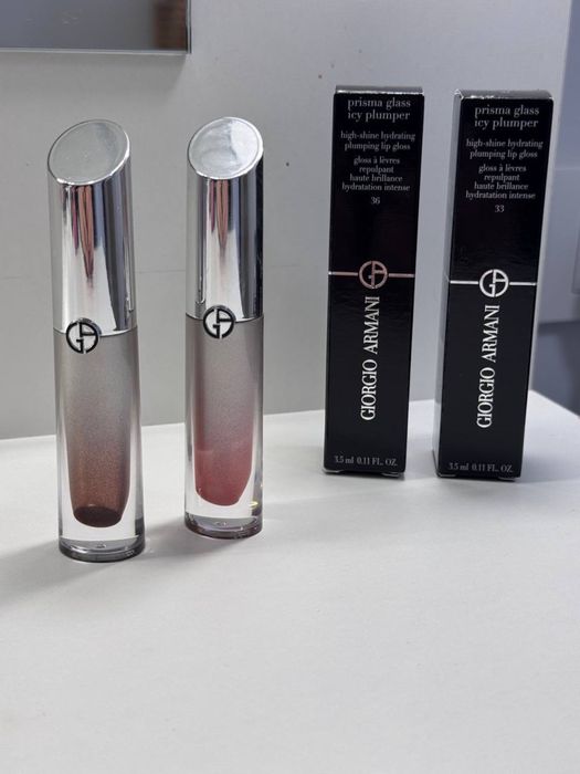 Блиск для губ giorgio armani prisma glass icy plumper, 3,5 ml