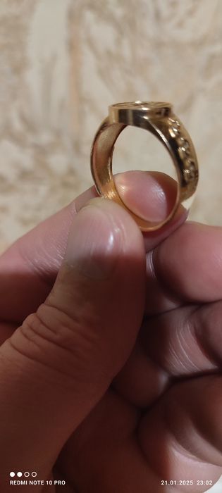 Печатка мужская 21 размер 585 проба 6,10гр18.000гр