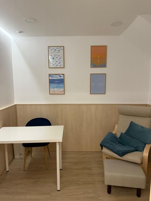 Aluguer de salas para terapeutas/Room rental for therapists