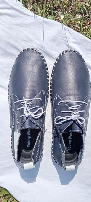 Туфли мужские летние кожа.