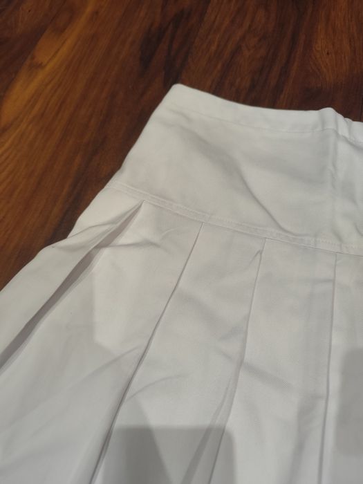 Nowa biała spódnica next plisowana r. 158 na ok. 13 lat