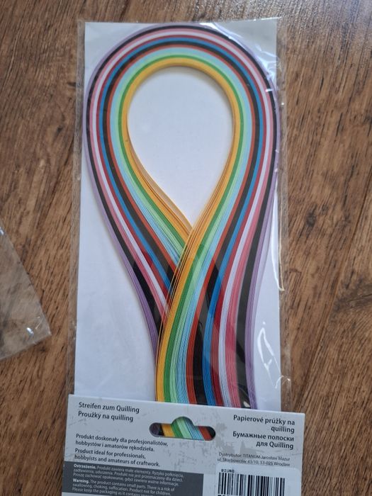 papier i przybory do quillingu