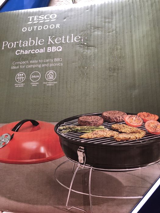 Портативный решетчатый угольный гриль с регулировкой подачи воздуха