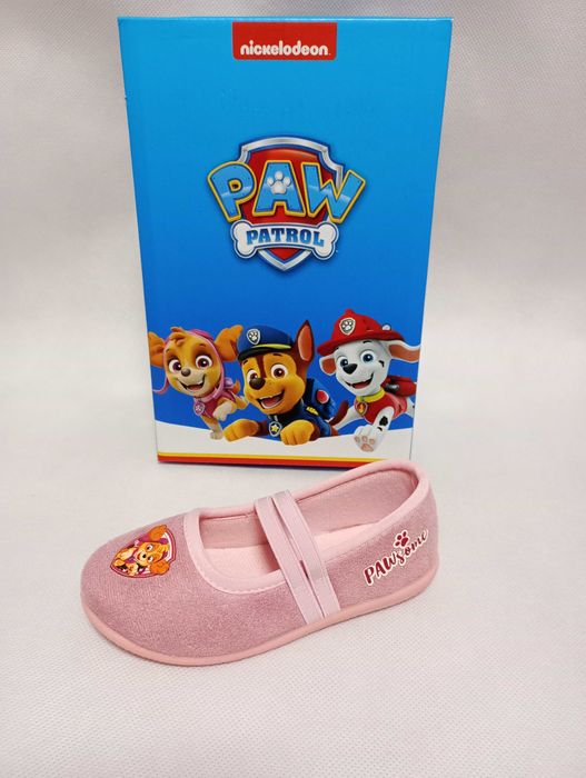 PAW Psi Patrol różowe kapcie baleriny szkolne nr. 31