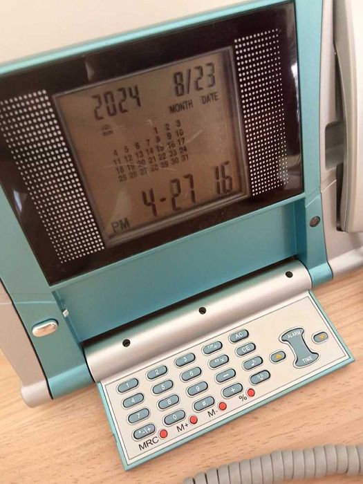 Telefone Fixo Com Calendário e Alarme