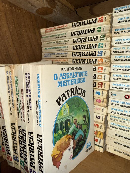 Coleção Patrícia - 22 volumes - de Kathryn Kenny – Verbo – Anos 80 – Livros Vintage Juvenis