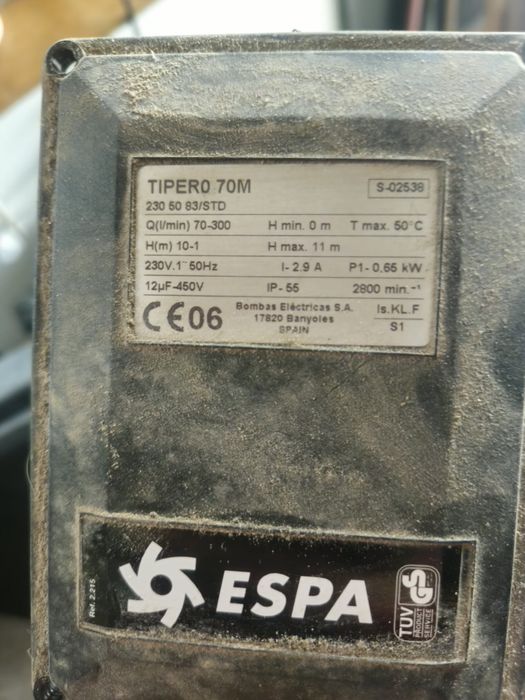 Bomba distribuição piscina