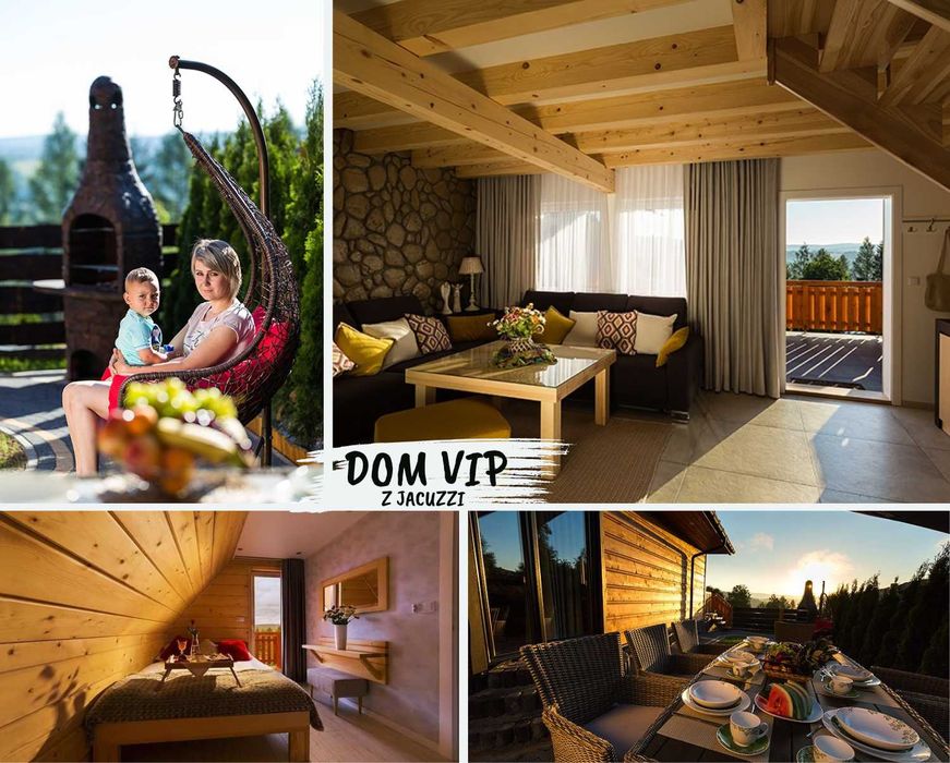 Domki Centrum Soliny 150m do Zapory i PKL/Ferie Dom z Jacuzzi wiejski