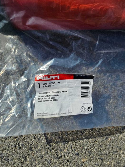 Wyciskacz dozownik HILTI - CS 270-P1, 600ml