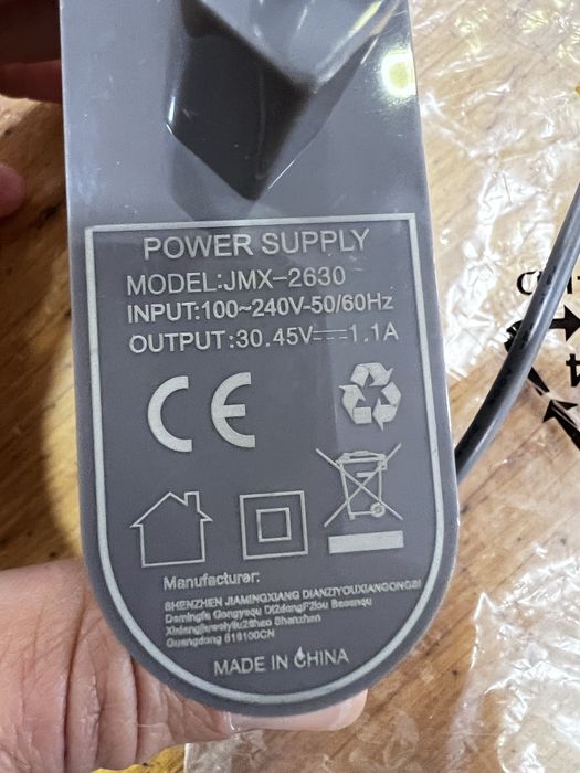 Carregador adaptador Dyson JMX-2630 - NOVO