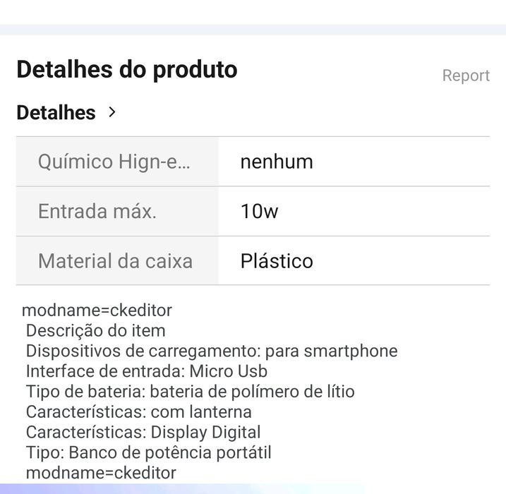 Power bank nova ler anuncio