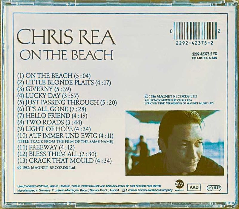 Chris Rea - On the Beach - 1986 - CD