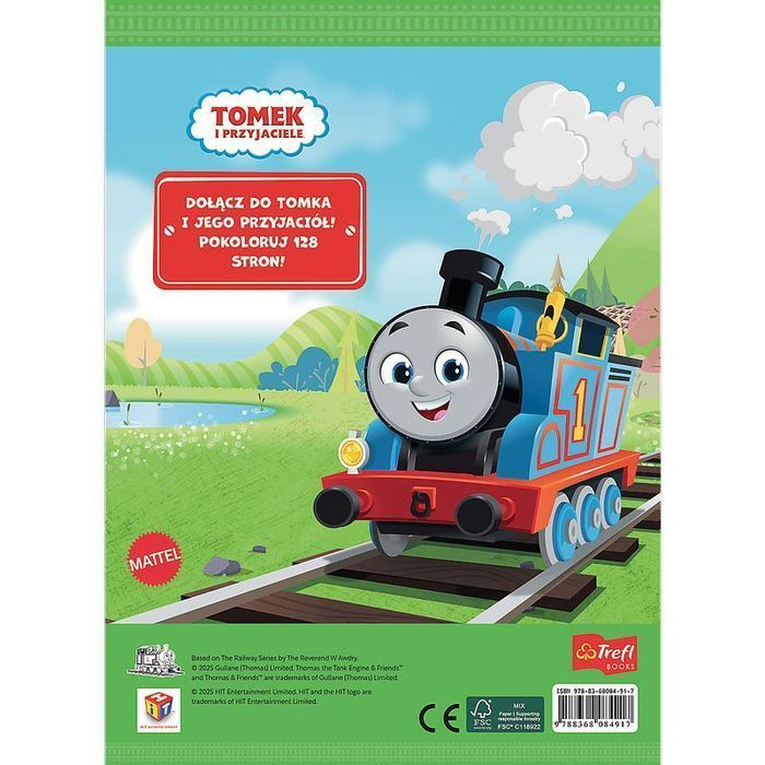 Tomek i Przyjaciele. Mega kolorowanka Trefl Books