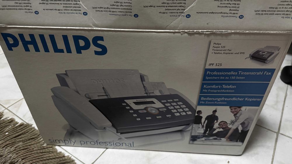 Fax Philips IPF 525 - Como novo, nunca usado