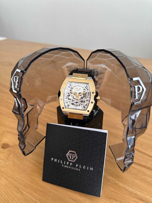 Relógio Philipp Plein Automático 44mm – Novo (Com caixa, garantia e fatura)