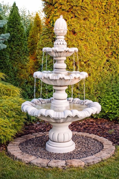 PROMOCJA - FONTANNA OGRODOWA Producent + Dostawa + Pompa + LED