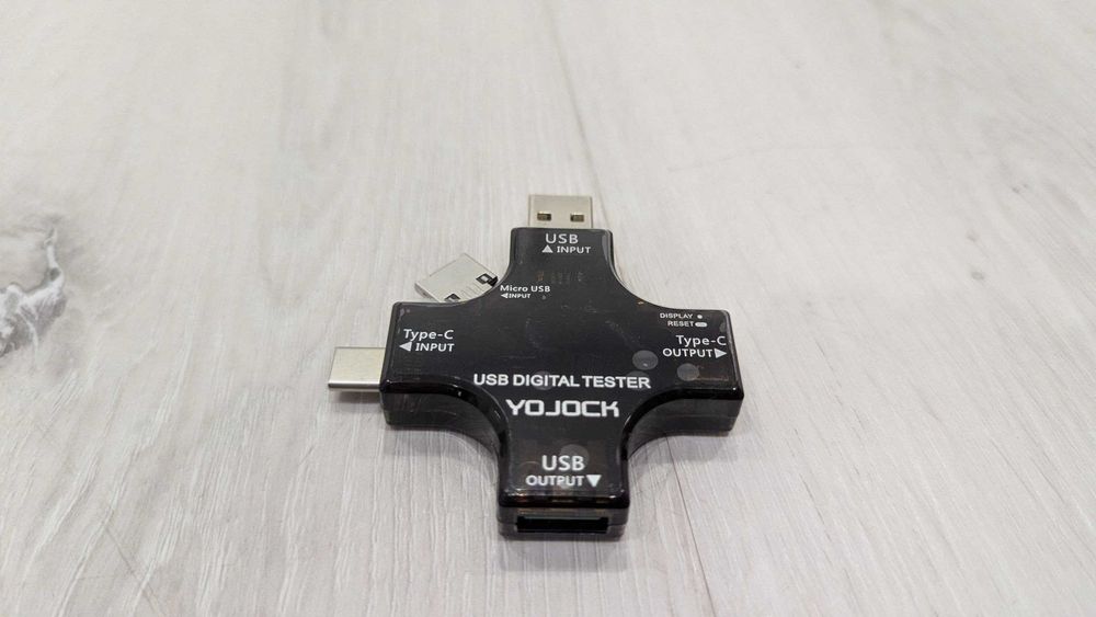 Багатофункціональний YOJOCK USB тестер зарядки type c usb power meter тестер напруги струму