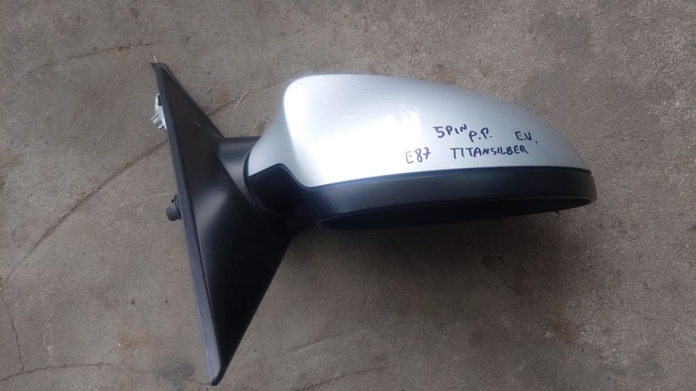 BMW e87 lusterko prawe titansilber europa 5pin
