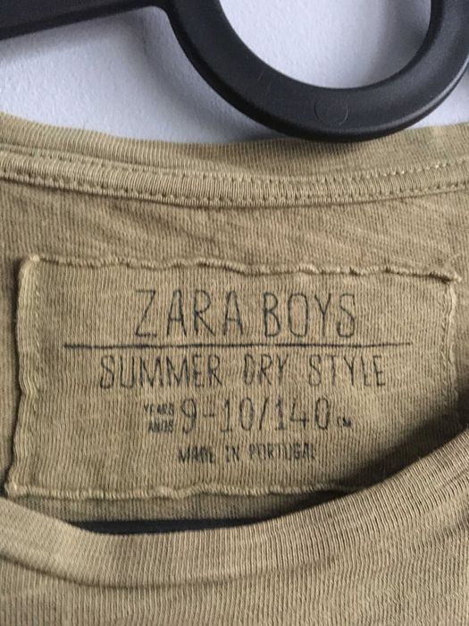 Zielony t-shirt Zara 140
