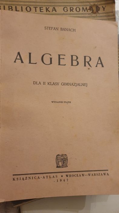 ALGEBRA rok 1947
