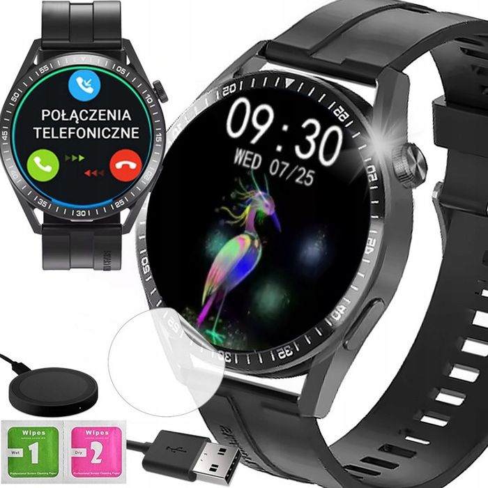 Smartwatch Zegarek Męski Polskie Menu Rozmowy Sport Smart Watch Męski