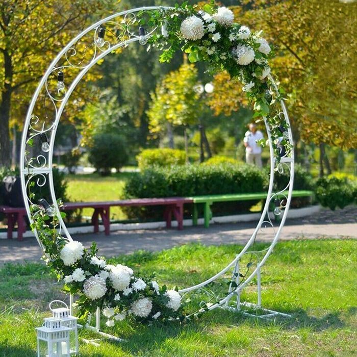 2.5m stelaż na tło ślubne ścianka łuk ślubny biały