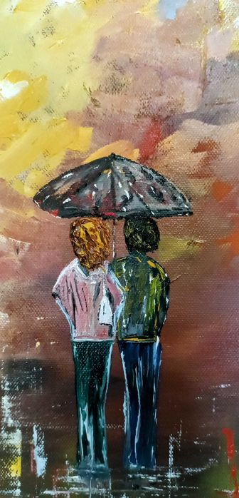 Óleo sobre tela, original: "O ELÉTRICO"