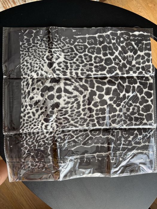 Шовкова хустка леопардова штучний шовк Шелковый платок леопард