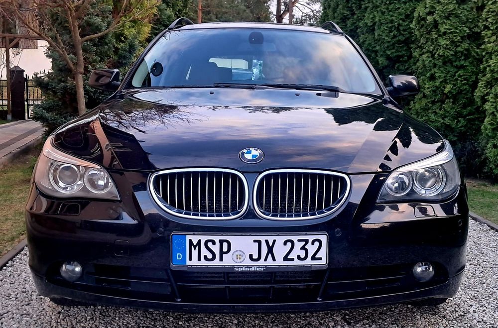 Bmw e61 2.5 diesel M57 automat Navi ksenon skora org. Lakier cena z op