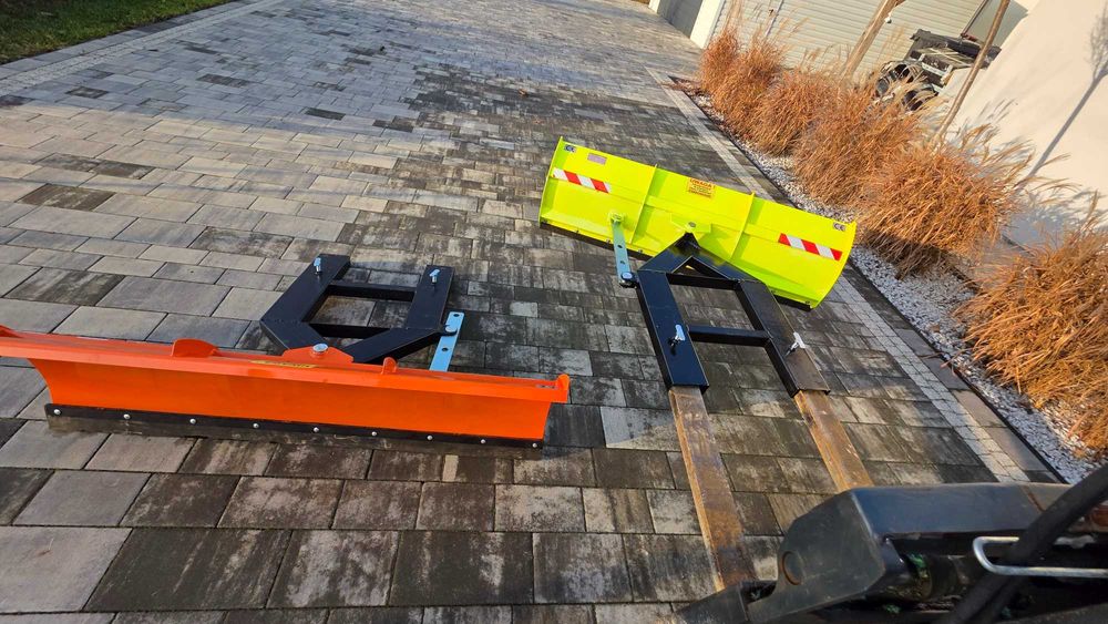 Pług śnieżny lekki do wózka widłowego