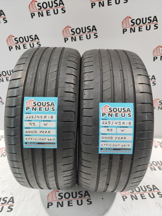 2 pneus semi novos 225-45R18 Goodyear - Oferta dos Portes