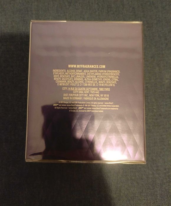 Woda PERFUMOWANA 007 For Woman III NOWA Zafoliowana