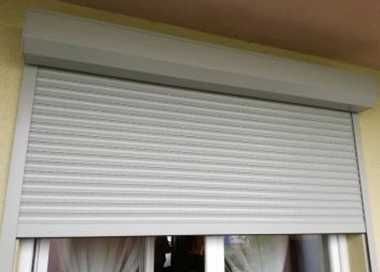 Roleta Zewnętrzna Aluminiowa na Okno | NA WYMIAR | Osłona Okienna Przeciwsłoneczna | 100 x100 cm | Biała | Rolety Zewnętrzne