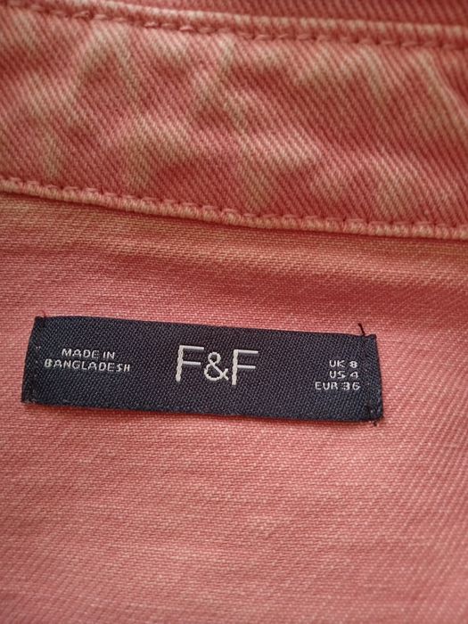 Kurtka dżinsowa oversize damska S/36 bawełna 100%