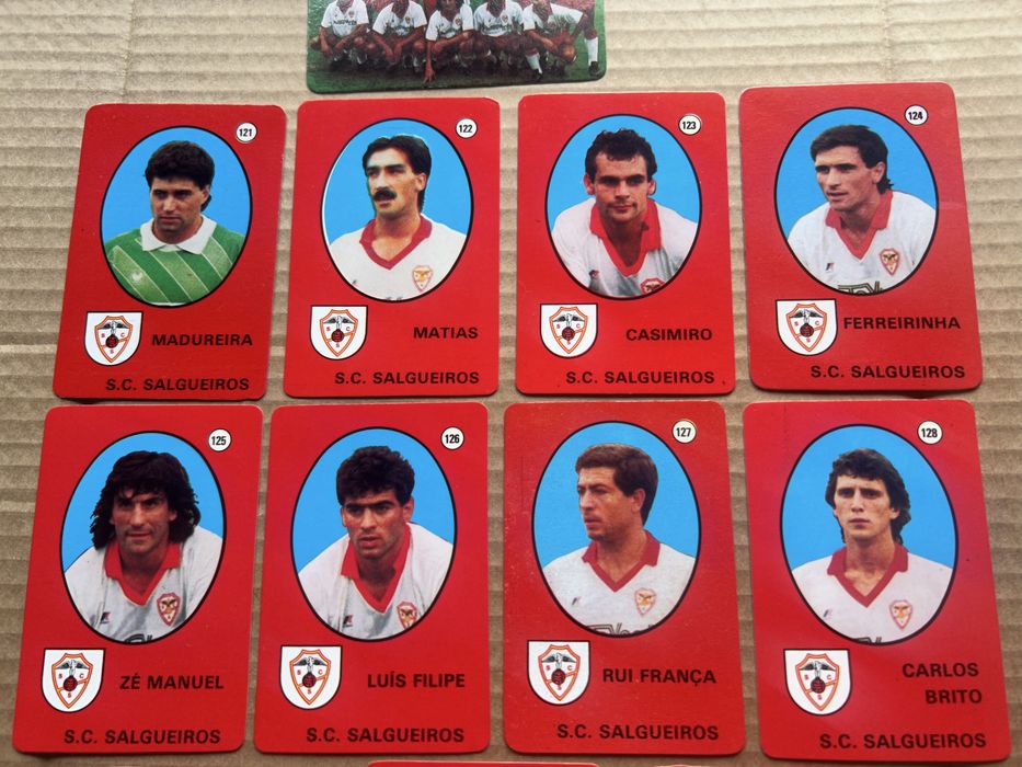 Equipa do Salgueiros 87/88 calendários futebol