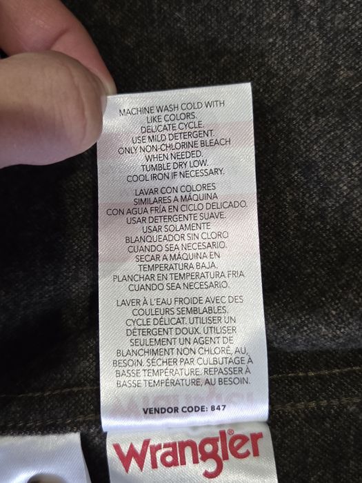 Wrangler щільна  верхня сорочка, S